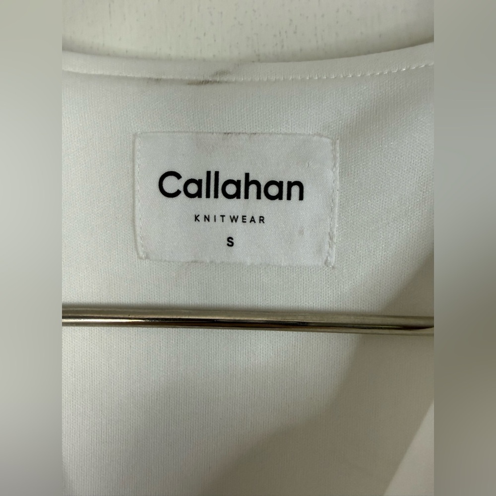 Callahan, Revolve, Mira white sleeveless button down, knit, midi, maxi dress S - Picture 6 of 9